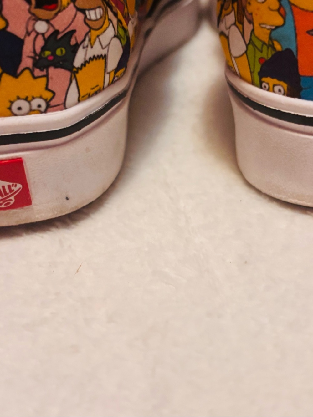 Vans Unisex Sneakers Simpson’s Cartoon Print Eoman’s Size 8, Men’s 6.5 NWOT - Picture 6 of 10